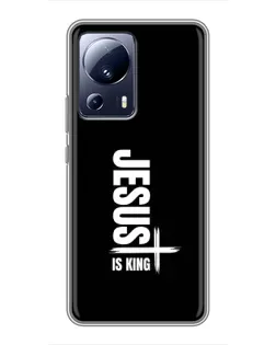 Чохол для Xiaomi 13 Lite з картинкою «Вертикаль віри Jesus»