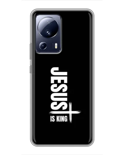 Чохол для Xiaomi 13 Lite з картинкою «Вертикаль віри Jesus»