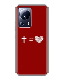 Чохол для Xiaomi 13 Lite з картинкою «Рівняння любові»