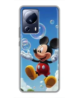 Чехол для Xiaomi 13 Lite с картинкой «Mickey и мыльные пузыри» Чехол для Xiaomi 13 Lite с картинкой «Mickey и мыльные пузыри»