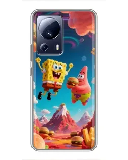 Чехол для Xiaomi 13 Lite с картинкой «Космический фастфуд» Чехол для Xiaomi 13 Lite с картинкой «Космический фастфуд»