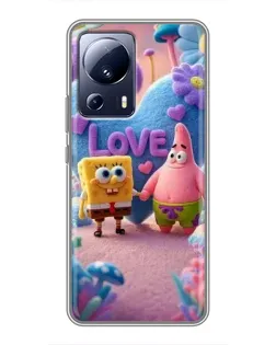 Чохол для Xiaomi 13 Lite з картинкою «Губка Боб Патрік» Чохол для Xiaomi 13 Lite з картинкою «Губка Боб Патрік»