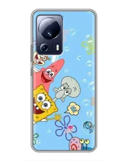 Чехол для Xiaomi 13 Lite с картинкой «Веселые пузырьки»