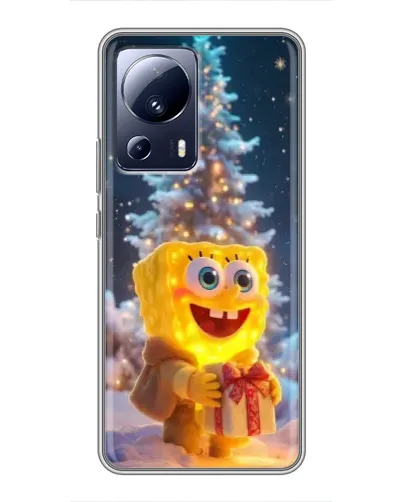 Чехол для Xiaomi 13 Lite с картинкой «Рождественский Спанч Боб» Чехол для Xiaomi 13 Lite с картинкой «Рождественский Спанч Боб»