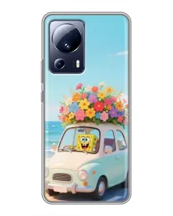 Чехол для Xiaomi 13 Lite с картинкой «Автомобильное путешествие»