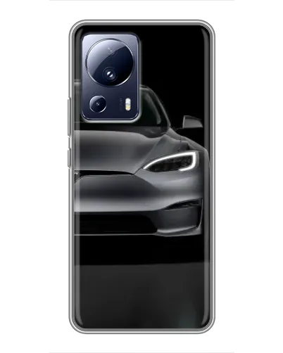 Чехол для Xiaomi 13 Lite с картинкой «Tesla Model S Look» Чехол для Xiaomi 13 Lite с картинкой «Tesla Model S Look»