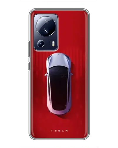 Чехол для Xiaomi 13 Lite с картинкой «Tesla Top View» Чехол для Xiaomi 13 Lite с картинкой «Tesla Top View»