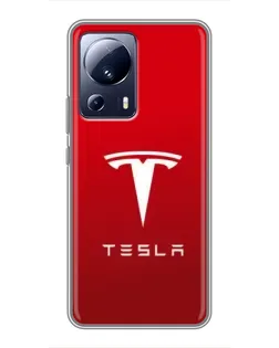 Чехол для Xiaomi 13 Lite с картинкой «Tesla Red Classic»