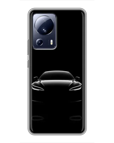 Чехол для Xiaomi 13 Lite с картинкой «Силуэт Tesla Night» Чехол для Xiaomi 13 Lite с картинкой «Силуэт Tesla Night»