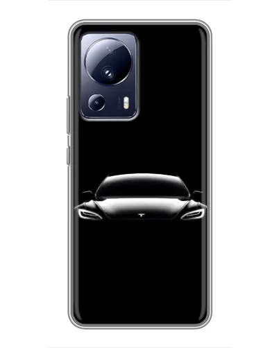 Чехол для Xiaomi 13 Lite с картинкой «Фары Tesla Night» Чехол для Xiaomi 13 Lite с картинкой «Фары Tesla Night»