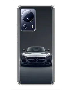 Чохол для Xiaomi 13 Lite з картинкою «Mercedes на чорному»