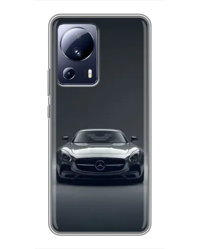 Чохол для Xiaomi 13 Lite з картинкою «Mercedes на чорному»