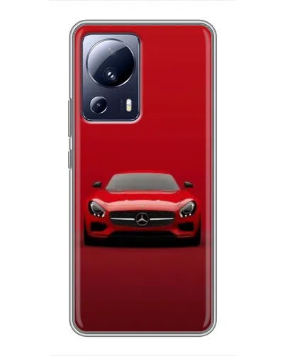 Чохол для Xiaomi 13 Lite з картинкою «Червоний Mercedes AMG»