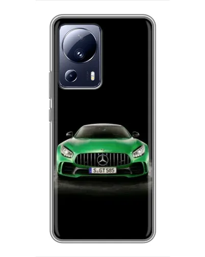 Чехол для Xiaomi 13 Lite с картинкой «Mercedes — неоновый лого» Чехол для Xiaomi 13 Lite с картинкой «Mercedes — неоновый лого»