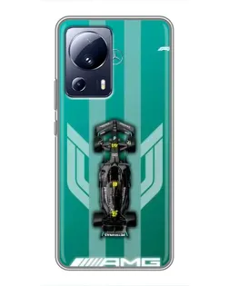 Чехол для Xiaomi 13 Lite с картинкой «Mercedes AMG Petronas»