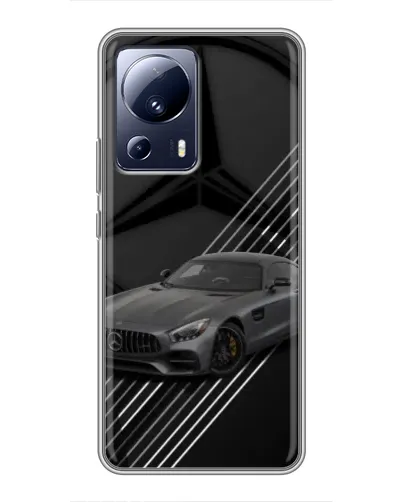 Чехол для Xiaomi 13 Lite с картинкой «Mercedes AMG — графика» Чехол для Xiaomi 13 Lite с картинкой «Mercedes AMG — графика»