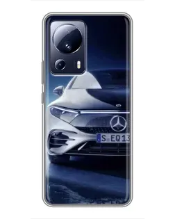 Чехол для Xiaomi 13 Lite с картинкой «Mercedes EQ — будущее»