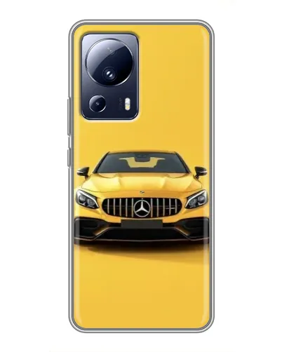 Чехол для Xiaomi 13 Lite с картинкой «Желтый Mercedes GT» Чехол для Xiaomi 13 Lite с картинкой «Желтый Mercedes GT»