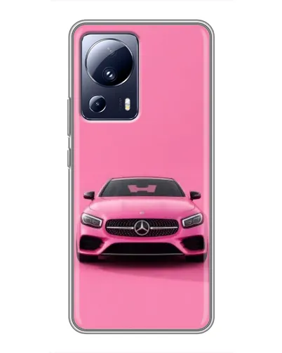 Чехол для Xiaomi 13 Lite с картинкой «Розовый Mercedes AMG» Чехол для Xiaomi 13 Lite с картинкой «Розовый Mercedes AMG»