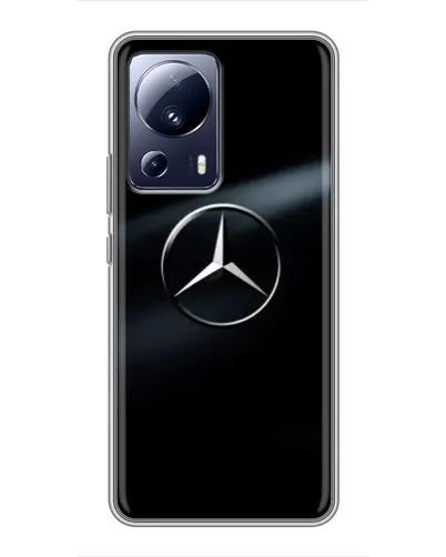 Чехол для Xiaomi 13 Lite с картинкой «Mercedes на металле» Чехол для Xiaomi 13 Lite с картинкой «Mercedes на металле»