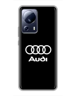 Чехол для Xiaomi 13 Lite с картинкой «Классическое лого Audi»