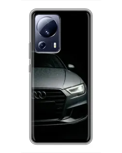 Чехол для Xiaomi 13 Lite с картинкой «Audi — детализация кузова»