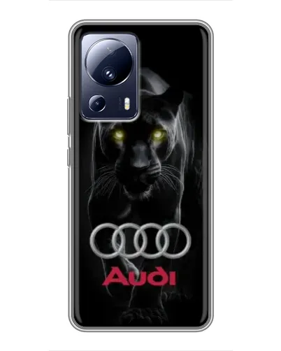 Чохол для Xiaomi 13 Lite з картинкою «Пантера та Audi»