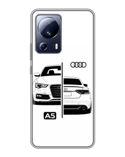 Чохол для Xiaomi 13 Lite з картинкою «Audi — контрастний дизайн»