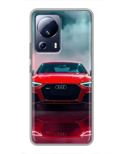Чохол для Xiaomi 13 Lite з картинкою «Audi RS — червоний стиль»