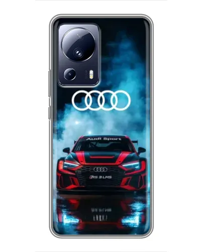 Чохол для Xiaomi 13 Lite з картинкою «Audi Sport — неон»