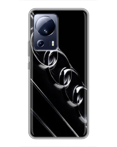 Чохол для Xiaomi 13 Lite з картинкою «Audi — абстрактні кільця»