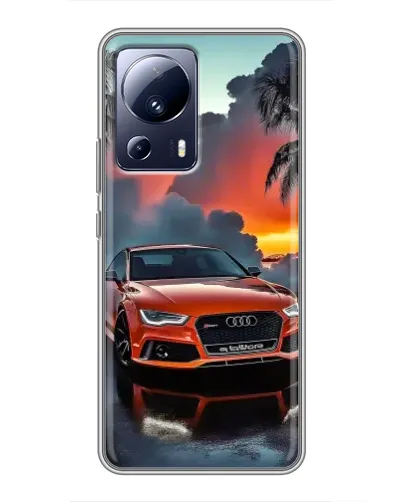 Чохол для Xiaomi 13 Lite з картинкою «Audi — захід сонця»