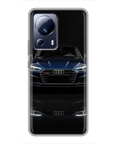 Чохол для Xiaomi 13 Lite з картинкою «Audi — нічне відображення»