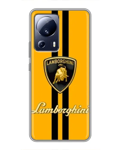 Чехол для Xiaomi 13 Lite с картинкой «Lamborghini Stripe желтый» Чехол для Xiaomi 13 Lite с картинкой «Lamborghini Stripe желтый»