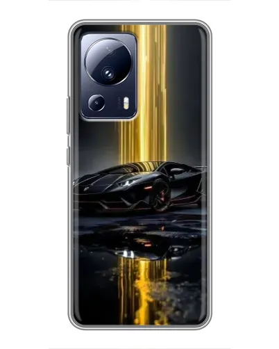 Чехол для Xiaomi 13 Lite с картинкой «Ночной Lamborghini драйв» Чехол для Xiaomi 13 Lite с картинкой «Ночной Lamborghini драйв»