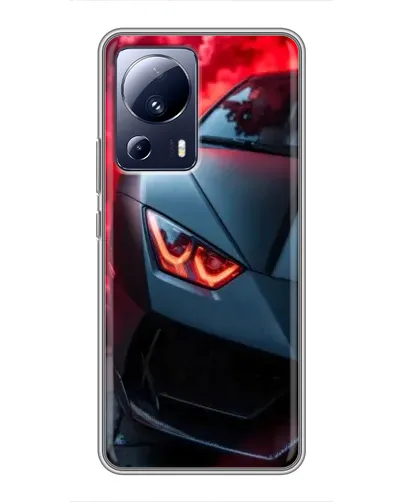 Чехол для Xiaomi 13 Lite с картинкой «Lamborghini красное сияние» Чехол для Xiaomi 13 Lite с картинкой «Lamborghini красное сияние»