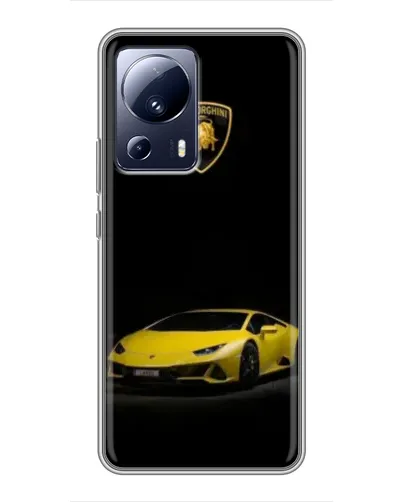 Чехол для Xiaomi 13 Lite с картинкой «Lamborghini желтый акцент» Чехол для Xiaomi 13 Lite с картинкой «Lamborghini желтый акцент»