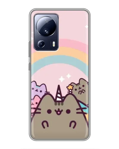 Чехол для Xiaomi 13 Lite с картинкой «Единорог Pusheen» Чехол для Xiaomi 13 Lite с картинкой «Единорог Pusheen»