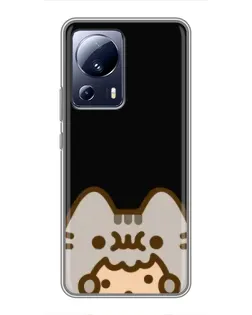 Чехол для Xiaomi 13 Lite с картинкой «Пушин на черном»