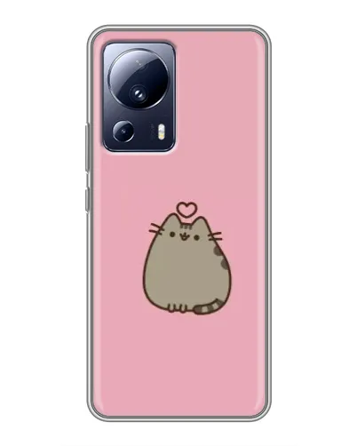 Чехол для Xiaomi 13 Lite с картинкой «Pusheen сердце» Чехол для Xiaomi 13 Lite с картинкой «Pusheen сердце»