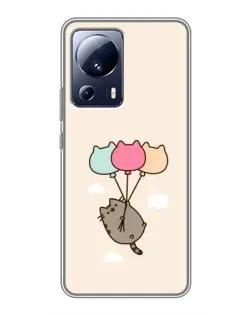 Чохол для Xiaomi 13 Lite з картинкою «Пушин на кульках»