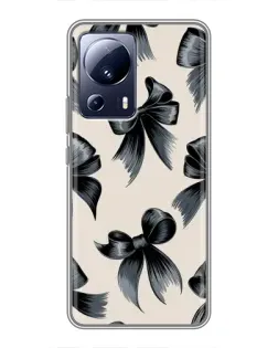 Чехол для Xiaomi 13 Lite с картинкой «Банты Coquette»