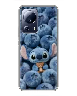 Чехол для Xiaomi 13 Lite с картинкой «Стич и голубика» Чехол для Xiaomi 13 Lite с картинкой «Стич и голубика»