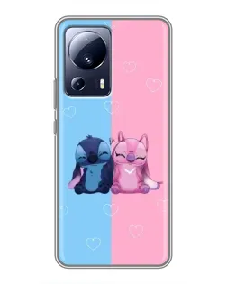 Чехол для Xiaomi 13 Lite с картинкой «Stitch и Angel Love» Чехол для Xiaomi 13 Lite с картинкой «Stitch и Angel Love»