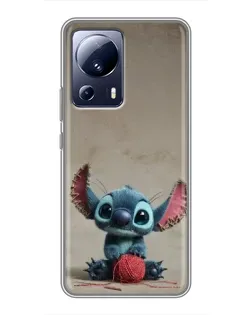 Чехол для Xiaomi 13 Lite с картинкой «Стич на коричневом фоне» Чехол для Xiaomi 13 Lite с картинкой «Стич на коричневом фоне»