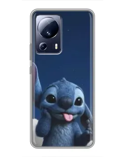 Чехол для Xiaomi 13 Lite с картинкой «Стич в облаках»