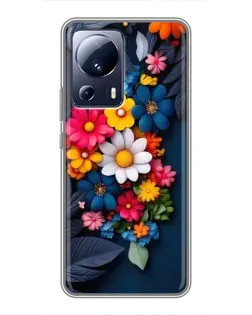 Чехол для Xiaomi 13 Lite с картинкой «Цветочная феерия» Чехол для Xiaomi 13 Lite с картинкой «Цветочная феерия»