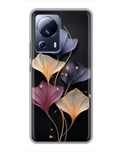 Чехол для Xiaomi 13 Lite с картинкой «Лиловые цветы грации»
