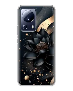 Чехол для Xiaomi 13 Lite с картинкой «Черный лотос» Чехол для Xiaomi 13 Lite с картинкой «Черный лотос»