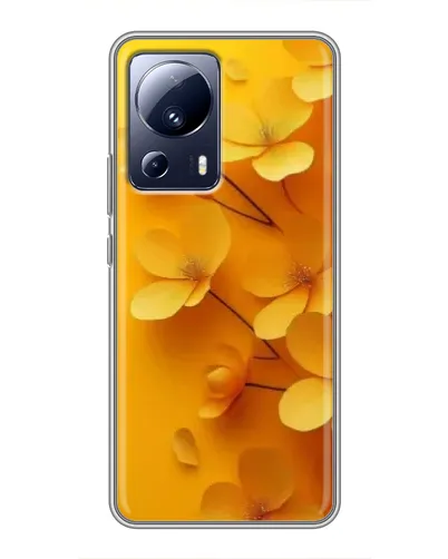 Чехол для Xiaomi 13 Lite с картинкой «Золотые лепестки»